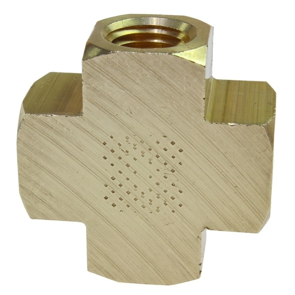 Cross 1/2" FPT Brass